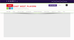 Desktop Screenshot of eastwestplayers.org