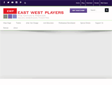 Tablet Screenshot of eastwestplayers.org